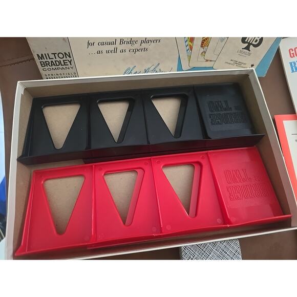 Vtg 1964 Milton Bradley MB Goren's Bridge for Two Game #4410 Complete MCM Decor - Picture 6 of 6